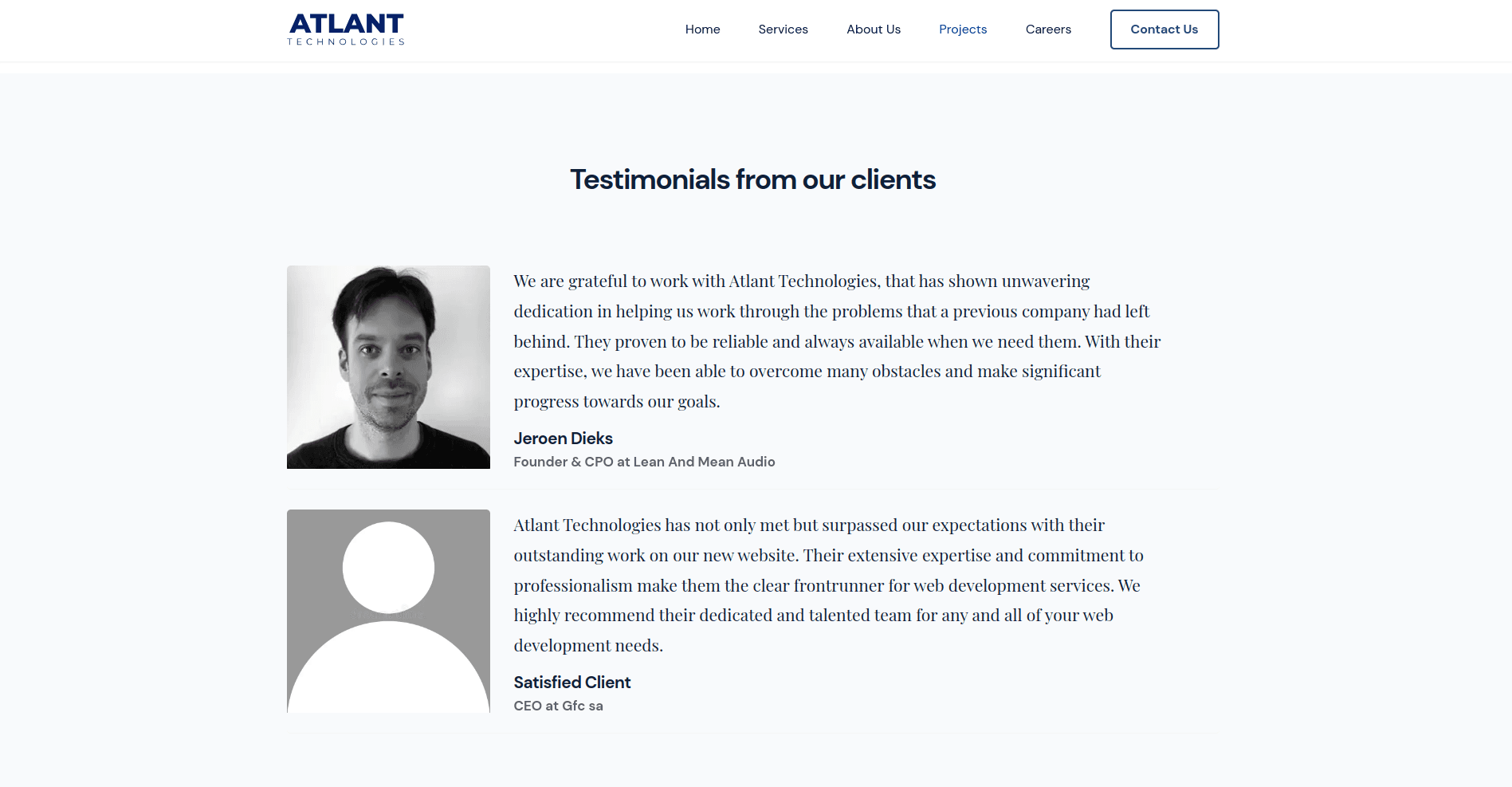 Our website is a comprehensive resource that provides in-depth information about our wide range of services, which include software development, technology consulting, and more. It's designed to showcase our expertise in delivering customized solutions to businesses of all sizes, from startups to established enterprises. You can explore our portfolio of successful projects and see how our team of highly skilled professionals have helped clients achieve their goals and drive growth.